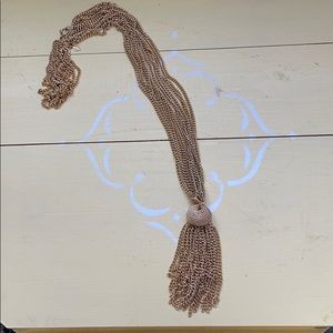 Vintage Sarah Coventry adjustable gold necklace